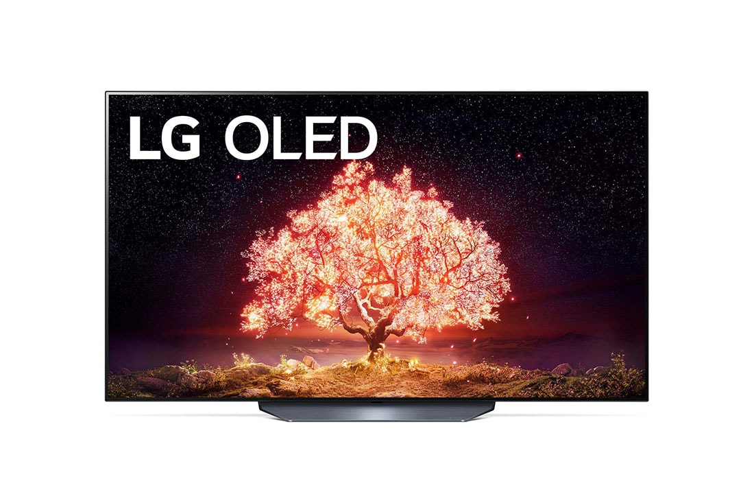 LG 77'' LG OLED 4K TV  B1, front view, OLED77B19LA