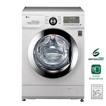 LG Waschmaschine mit bis zu 6 kg Fassungsvermögen, 6 Motion DirectDrive™ und einer Gerätetiefe von nur 44 cm.1