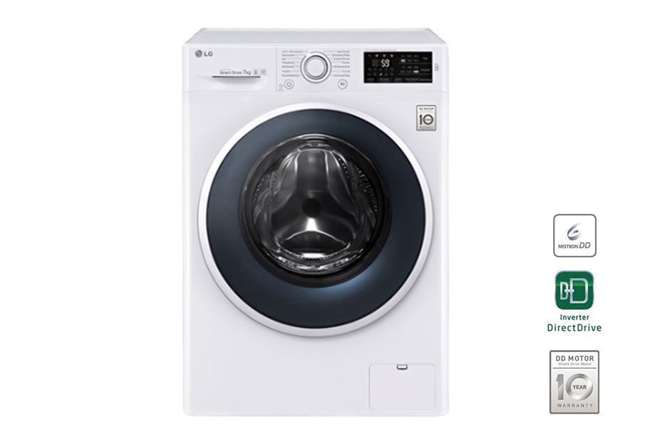 LG Waschmaschine mit 6 Motion, Digitales Touchdisplay und Tag On NFC Funktion, F14WM7EN0