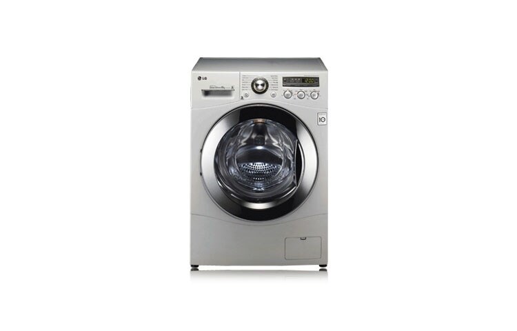 LG DirectDrive™ Waschvollautomat mit , bis zu 8kg Füllmenge, 6 Motion und Smart Diagnosis™ in silber, F1447TD51