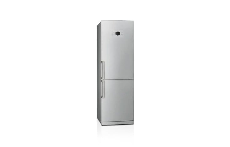 LG Combiné réfrigérateur-congélateur No Frost en argent platine, GC-B399BLQW