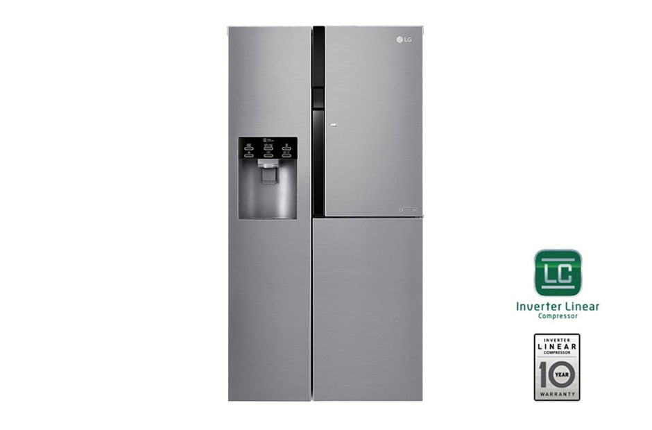 LG Réfrigérateur Américain avec Total No Frost | Capacité de 591 litres, GSJ561PZUZ