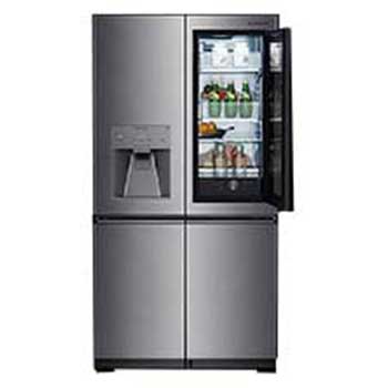 LG SIGNATURE Réfrigérateur 4 portes | 569 L | InstaView™ Door-in-Door ® | Ouverture de porte automatique | Wi-Fi Eclipse Display™ | Tiroirs automatiques | Design graphite1