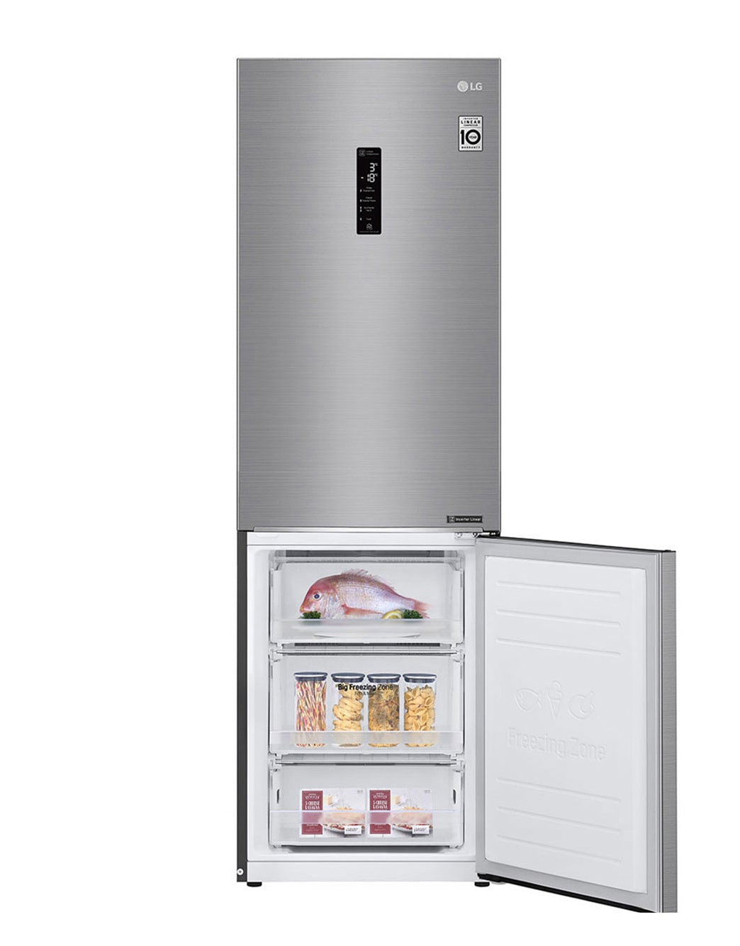 LG Combinaison réfrigérateur-congélateur GBB61PZHZN | LG Suisse