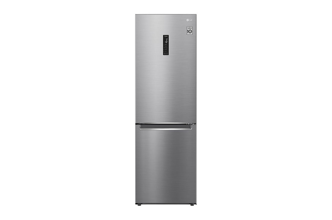 LG Combinaison réfrigérateur-congélateur | 341 litres de capacité nette | DoorCooling+™ | ThinQ® | Classe d'efficacité énergétique E, GBB61PZHMN
