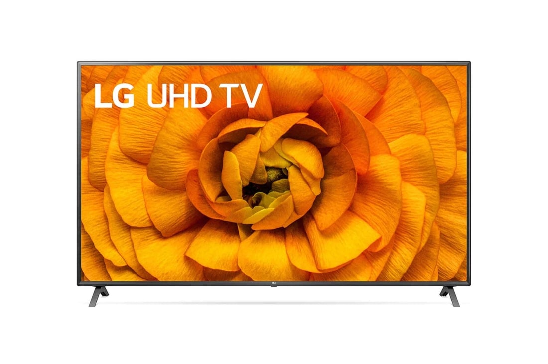 LG 82'' LG UHD TV, vue avant avec image de remplissage, 82UN85006LA