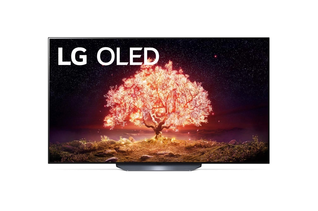 LG 55“ LG OLED TV, front view, OLED55B19LA