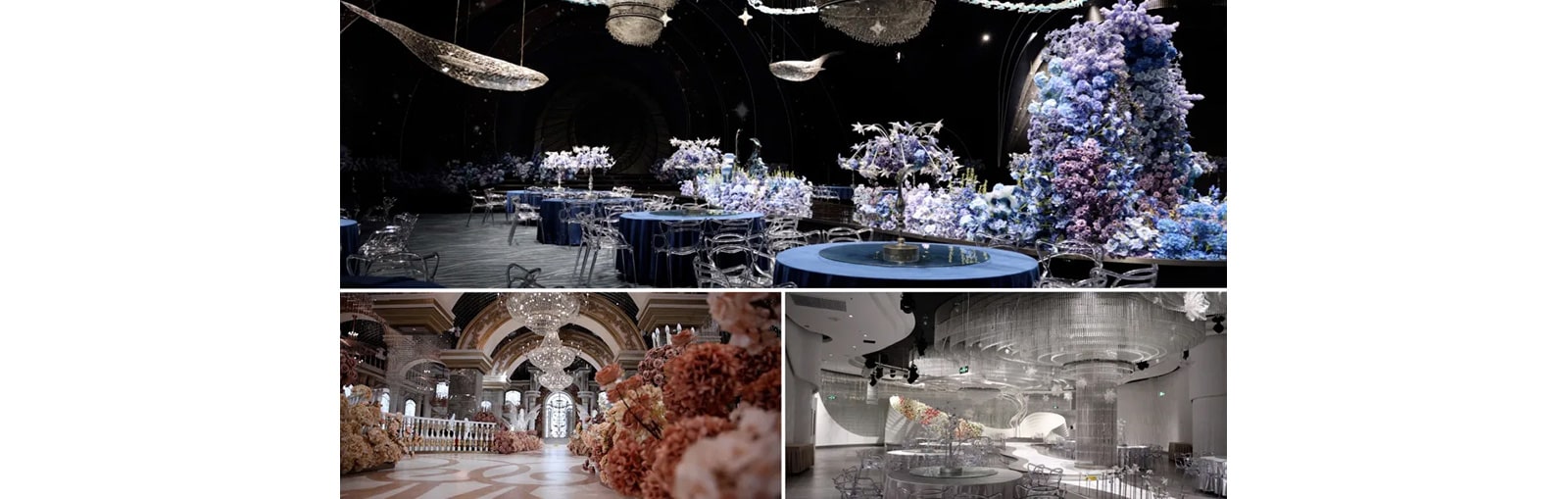 作为品牌在珠三角的重要落子，花开嫁日佛山店以五层主题宴会厅，温柔承载着每一场人生中至关重要的庆典。这里，始终以超越行业的标准，不断探索创新，力求为每对新人打造毕生难忘的婚礼现场。