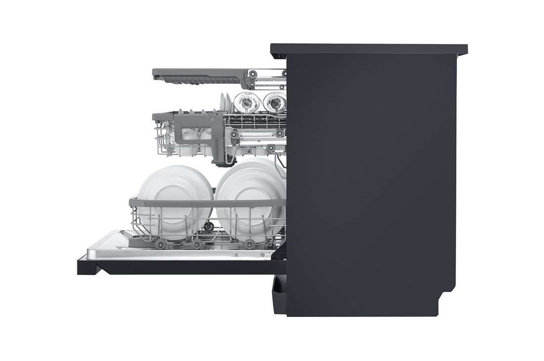 LG 14套原装进口洗碗机 嵌入式 高温蒸汽 深层清洗 双重烘干 曼哈顿午夜黑, DFB325HM, thumbnail 10