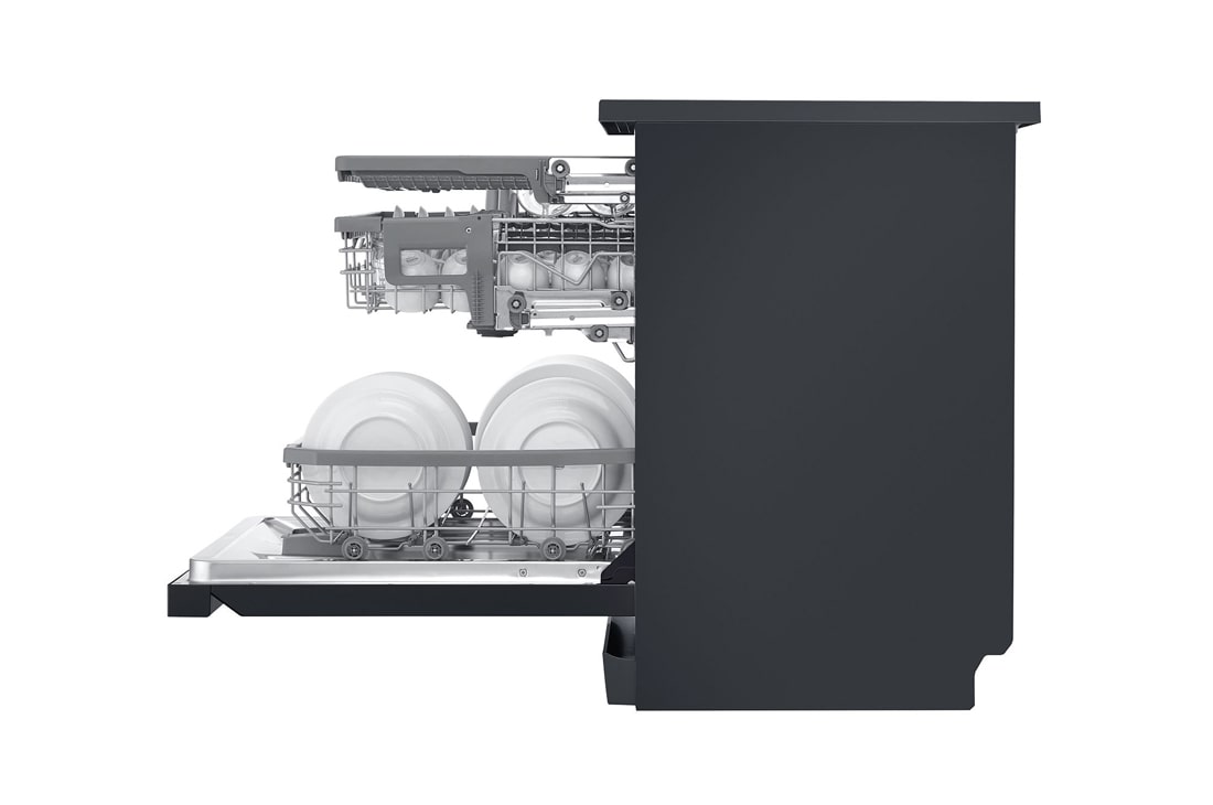 LG 14套原装进口洗碗机 嵌入式 高温蒸汽 深层清洗 双重烘干 曼哈顿午夜黑, DFB325HM, thumbnail 11
