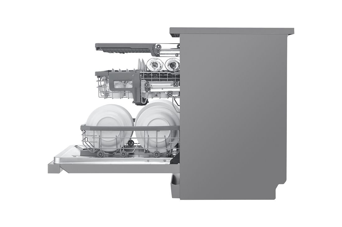 LG 14套原装进口洗碗机 嵌入式 高温蒸汽 深层清洗 双重烘干 臻炫银, DFB325HS, thumbnail 10