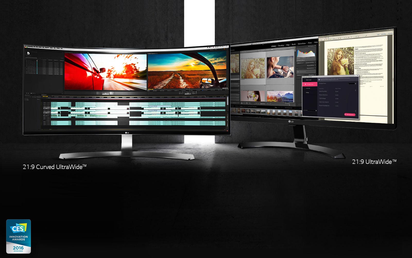 LG 21:9 曲面 超宽屏™ QHD IPS 显示器助您获得终极游戏体验