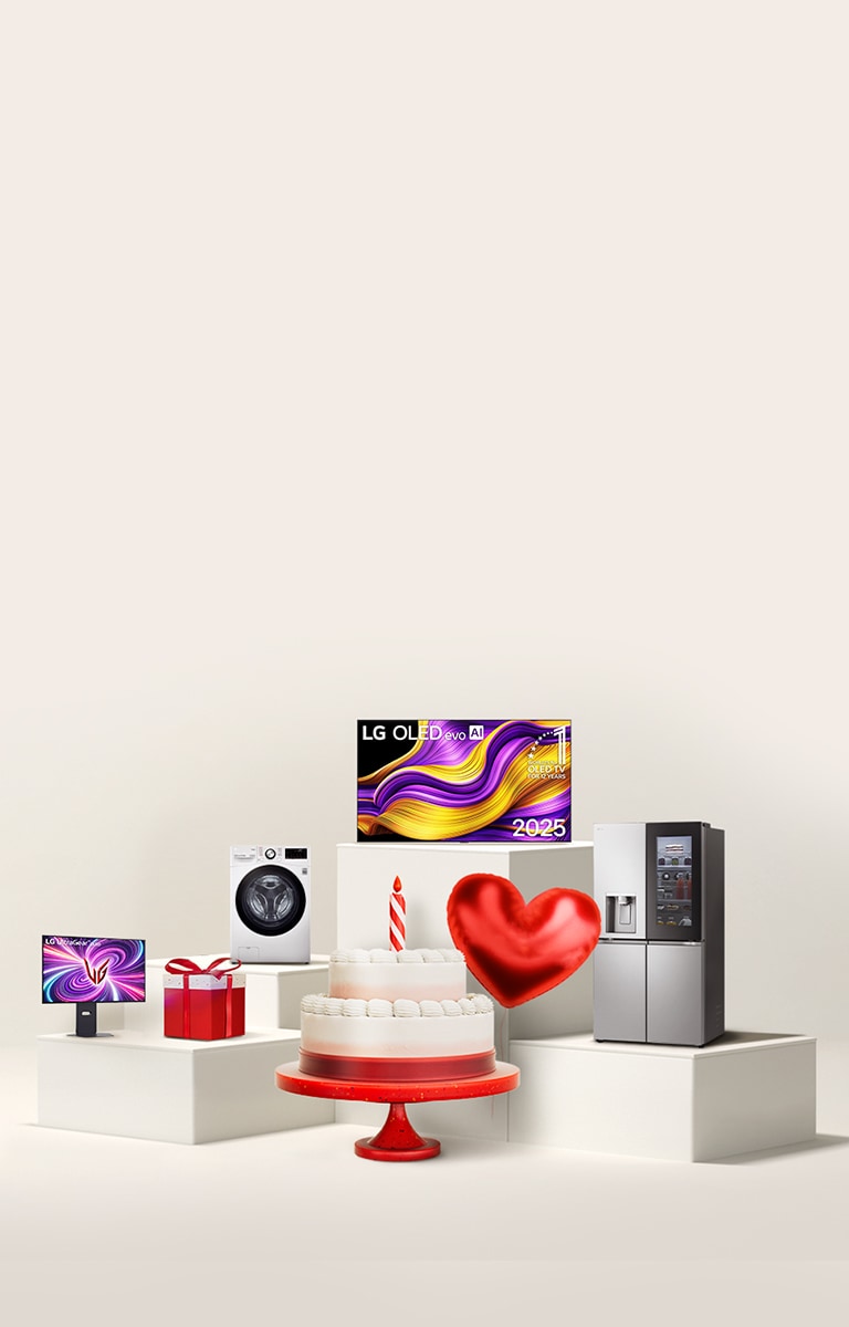 LG OLED evo TV C5、evo G5 和 B5 排成一列，以灰色渐变为背景。图像中有“连续 12 年全球最佳 OLED TV”标志。 免责声明内容为：“来源：Omdia。2013 年至 2023 年出货量。结果并不表示 LG Electronics 认可。第三方自行承担因依靠这些结果行事而产生的后果。请访问 https://www.omdia.com/ 了解更多详情。”