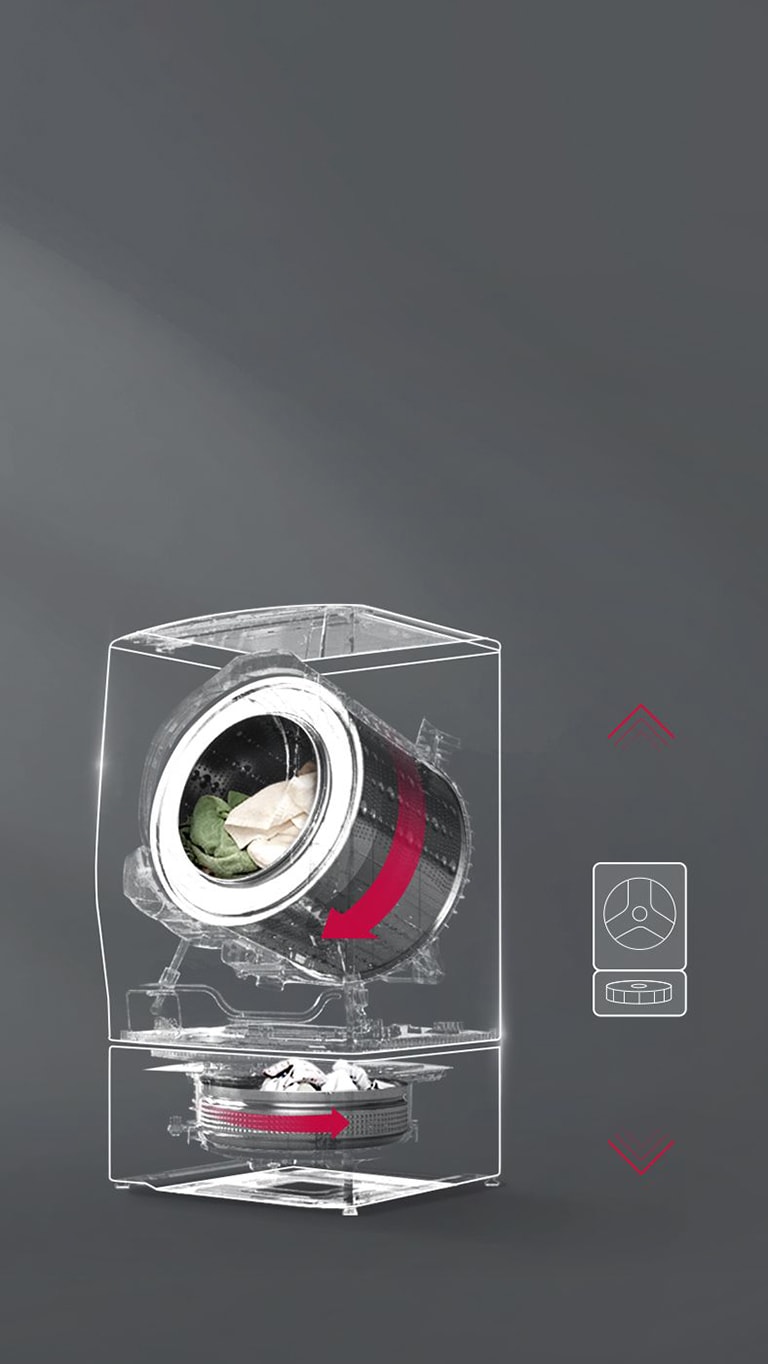 一台机身 滚筒和波轮两台洗衣机 <br/>节省空间 留出时间 2