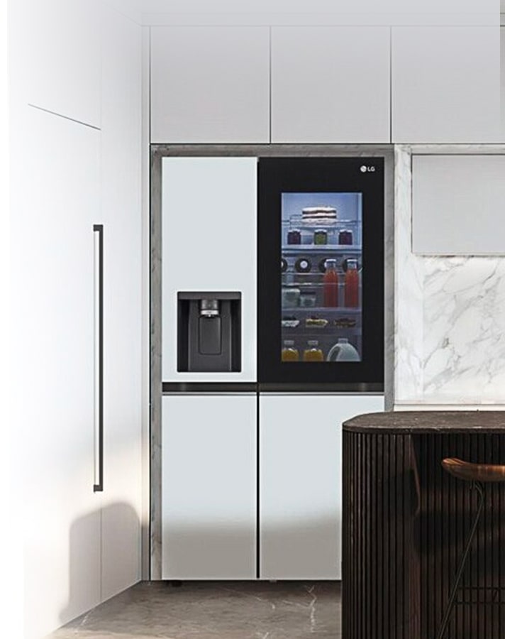 AWE LG 敲一敲制冰冰箱 全景透视窗 S651mb78B 430-543