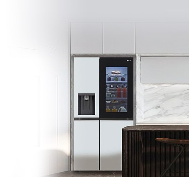 AWE LG 敲一敲制冰冰箱 全景透视窗 S651mb78B 320-300 