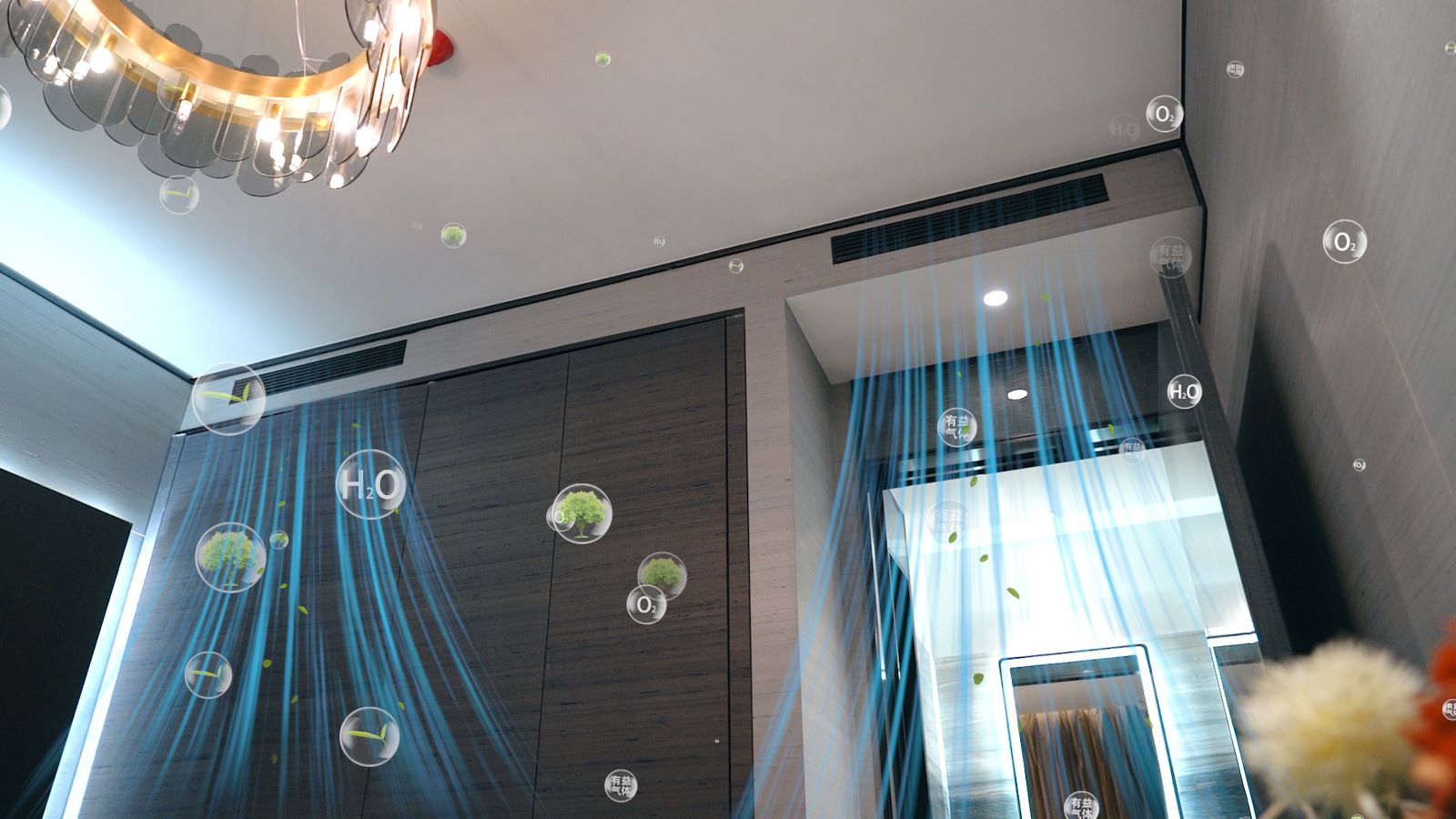 为了克服冬季北京地区空气干燥的特点，LG DX-AHU特别采用湿膜加湿器，向室内加湿，其设置在室内回风口的湿度传感器，测定室内环境的湿度，反馈空调机组进行加湿活动，使室内相对湿度适宜，打造舒适、健康的室内环境。