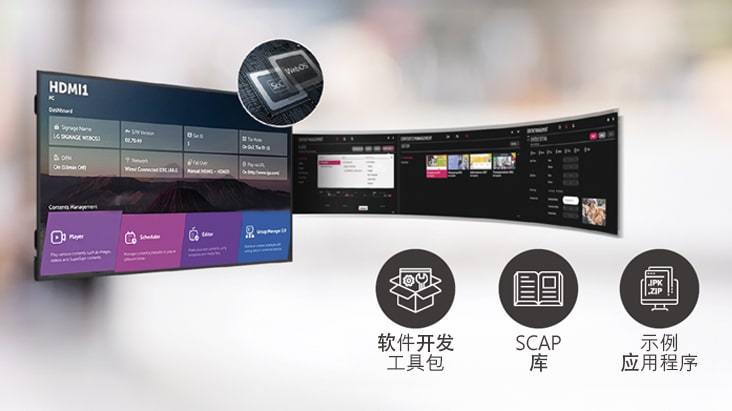 A number of tasks that can be done simultaneously are easily arranged through the webOS platform.
