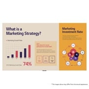 LG 136” LED 一体机, Front view with infill image, LAEB015-GN, thumbnail 1