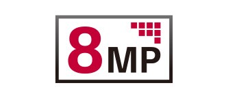 the monitor offering 8MP Resolution