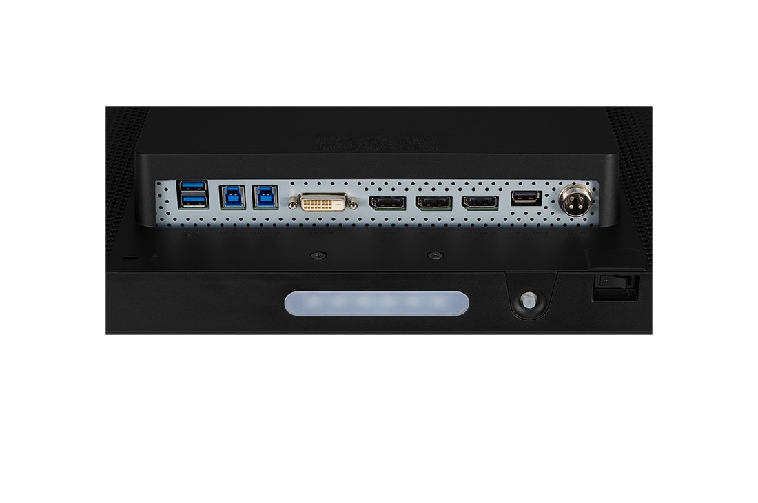 LG 21.3 英寸 5MP IPS 乳腺成像专用诊断显示器, close-up view of ports, 21HQ613D-B, thumbnail 8