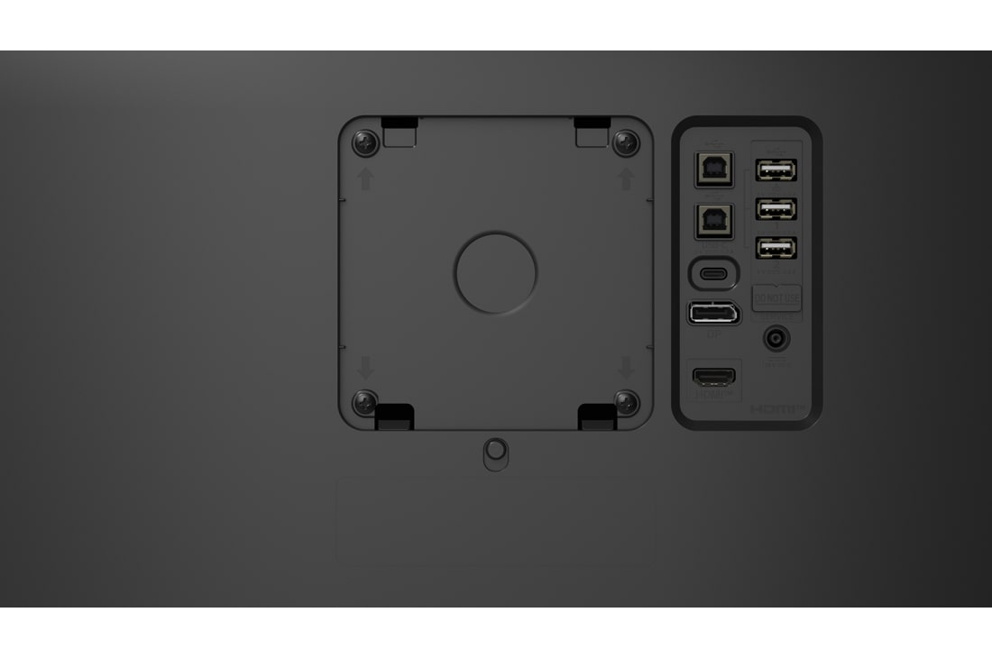 LG 27 英寸 8MP IPS 临床审查显示器, 端口特写视图, 27HS713C-B, thumbnail 12