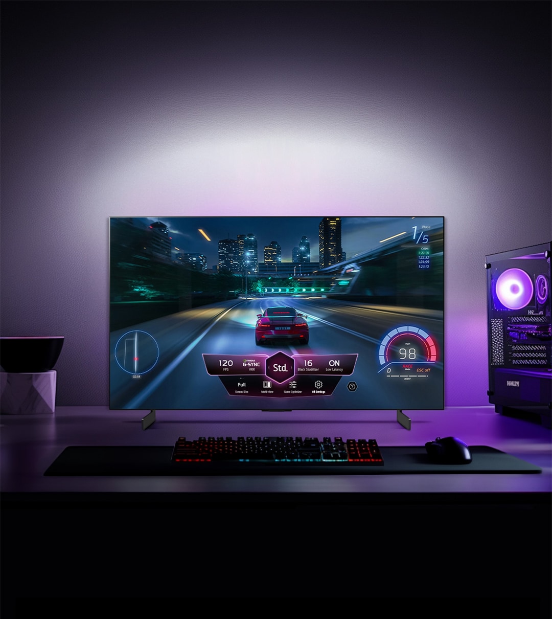 42英寸 OLED 专业游戏电竞电视1