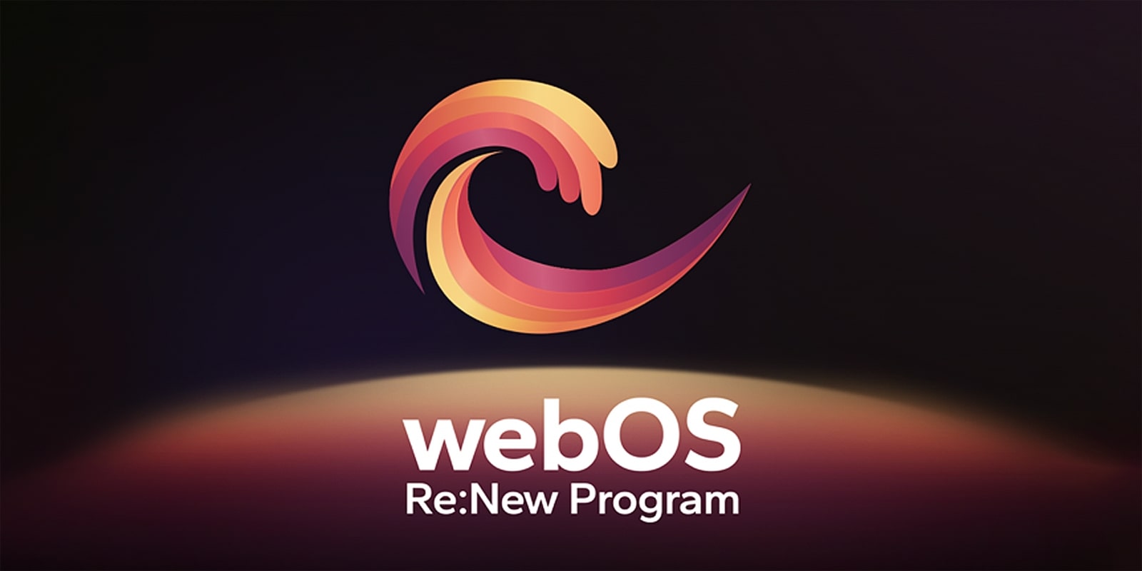 webOS Re:New Program 徽标和名称。