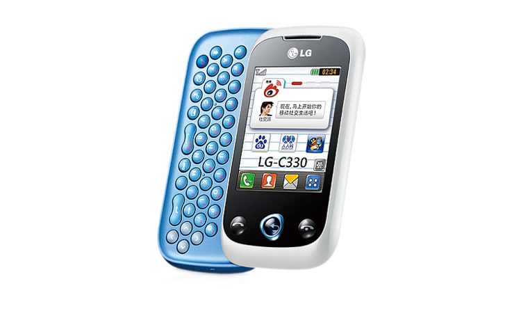 LG Qwerty全键盘，丰富社交网络应用，2.4英寸全触控屏，多媒体娱乐, C330, thumbnail 3
