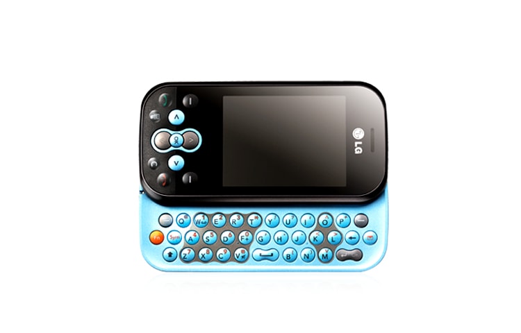 LG 侧滑QWERTY全键盘，俏皮表情，时尚聊天派！, KS360-Blue, thumbnail 5