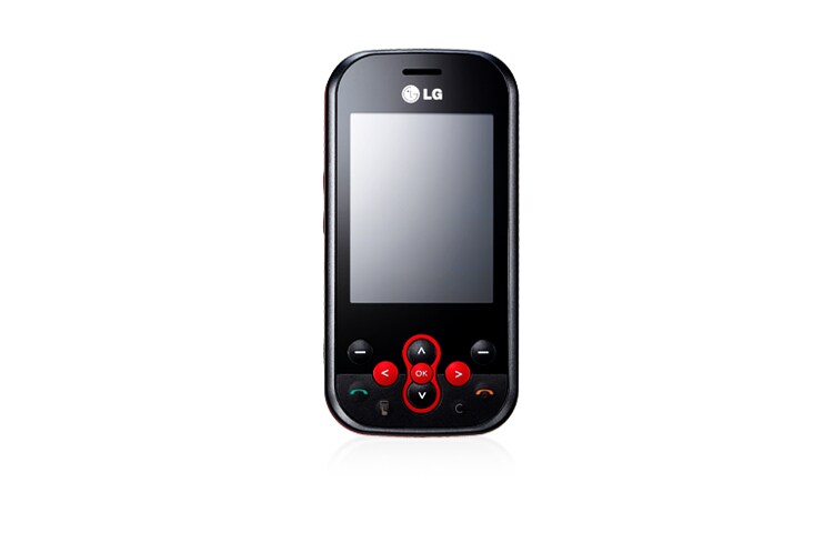 LG 侧滑QWERTY全键盘，俏皮表情，时尚聊天派！, KS360-Red, thumbnail 1