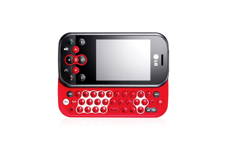 LG 侧滑QWERTY全键盘，俏皮表情，时尚聊天派！, KS360-Red, thumbnail 7