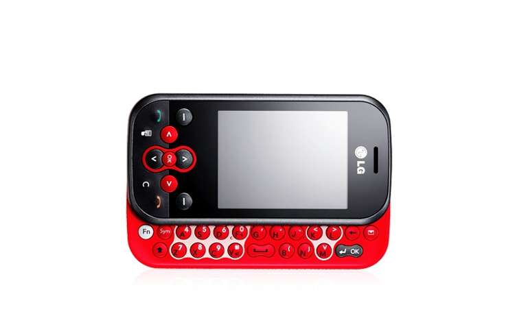 LG 侧滑QWERTY全键盘，俏皮表情，时尚聊天派！, KS360-Red, thumbnail 8
