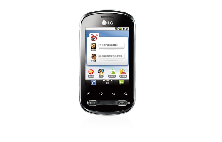 LG 擎天风靡，LG Optimus ME, P350-Black