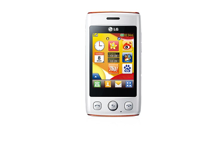 LG SNS社交网络，多媒体娱乐，网页浏览, T300-White