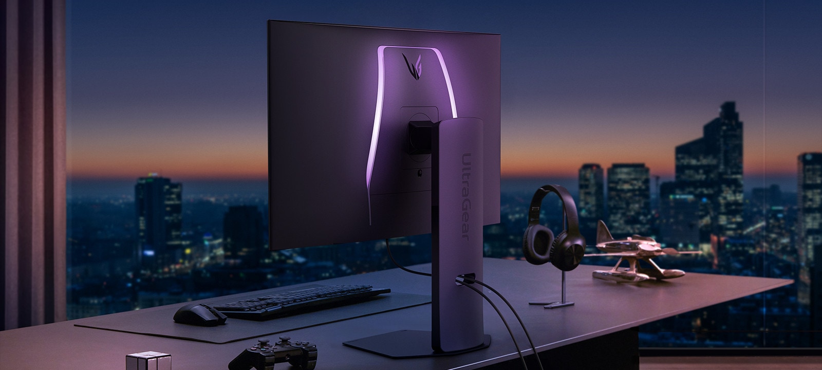 Product image of back light on.	