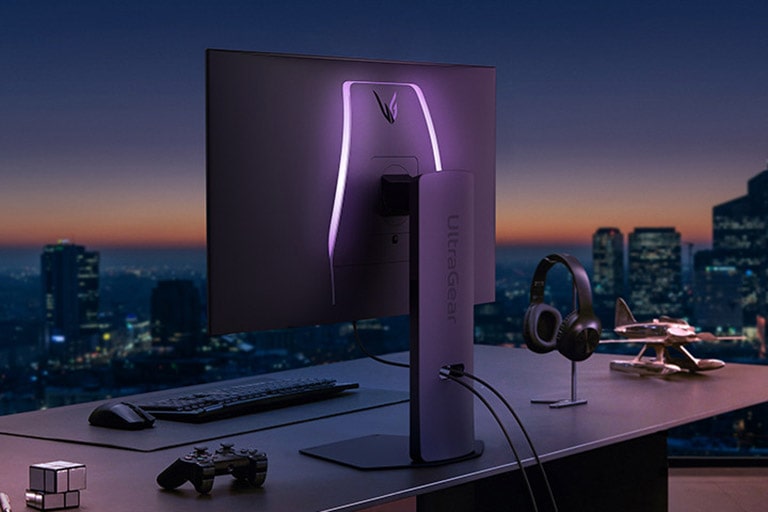 Product image of back light on.	