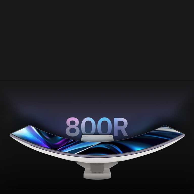 Top view of 800r curvature body.	