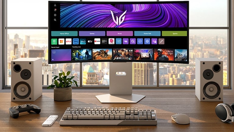 Front image of the UltraGear™ 39gx90sa gaming monitor.