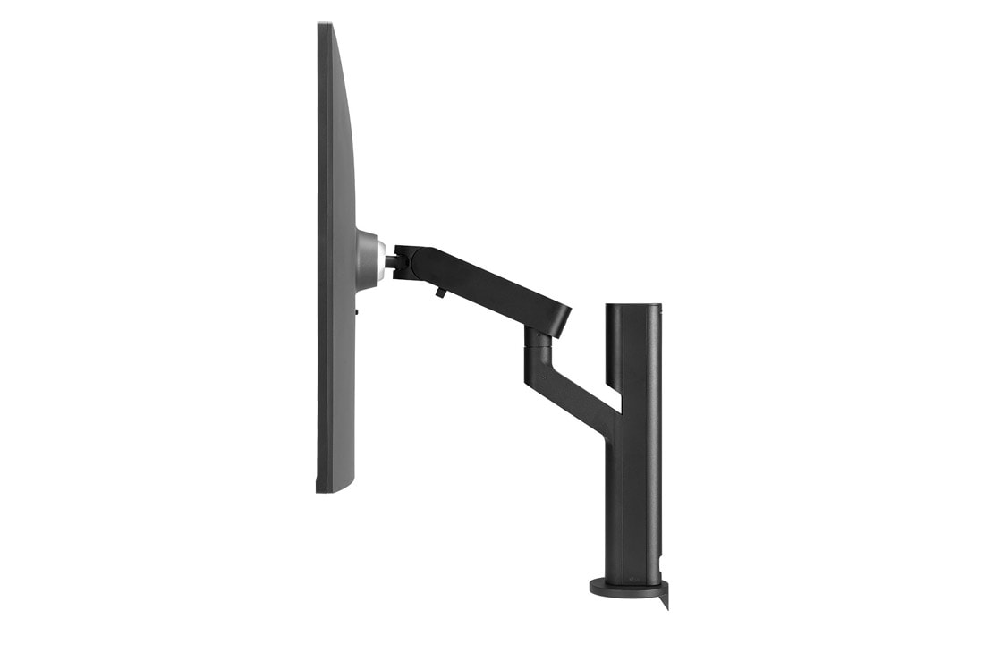 LG 27.6英寸16:18 DualUp显示器，配备Ergo支架及Type-C™接口, モニターの高さを上に調整している側面画像, 28MQ780-B, thumbnail 6