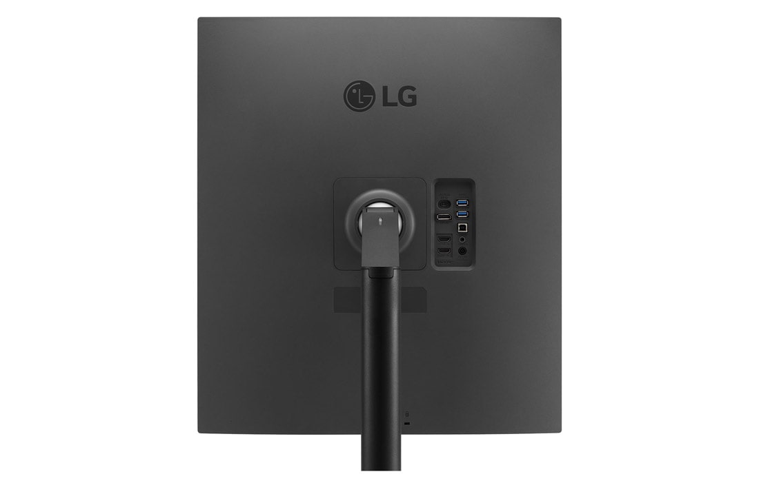 LG 27.6英寸16:18 DualUp显示器，配备Ergo支架及Type-C™接口, モニターアームが中央にある背面画像のクローズアップ, 28MQ780-B, thumbnail 12