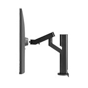LG 27.6英寸16:18 DualUp显示器，配备Ergo支架及Type-C™接口, モニターの高さを下に調整している側面画像, 28MQ780-B, thumbnail 5