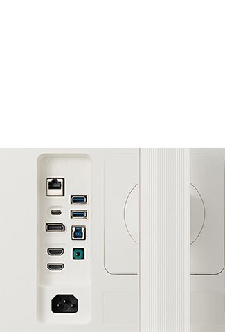 USB Type-C, RJ45, and various ports.	