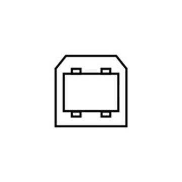 USB 3.0 upstream pictogram.