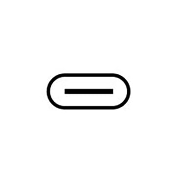 USB Type-C™ 連接埠象形圖。	