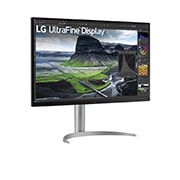 LG 31.5英寸 UHD 4K IPS显示器 2000:1对比度, +15度侧视图, 32UQ850V-W, thumbnail 3