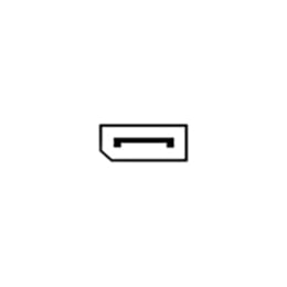 DisplayPort icon.