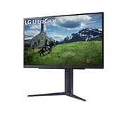 LG 27” UltraGear™ QHD Nano IPS 180Hz (O/C 200Hz)电竞显示器| 1ms (GtG), DisplayHDR™ 400, -15 度側視圖, 27GS85Q-B, thumbnail 2