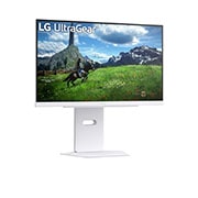 LG 27” UltraGear™ QHD Nano IPS 180Hz (O/C 200Hz) 电竞显示器 | 1ms (GtG), DisplayHDR™ 400, +15 度側視圖, 27GS86Q-W, thumbnail 3