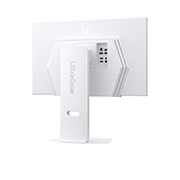 LG 27” UltraGear™ QHD Nano IPS 180Hz (O/C 200Hz) 电竞显示器 | 1ms (GtG), DisplayHDR™ 400, 后視圖, 27GS86Q-W, thumbnail 6
